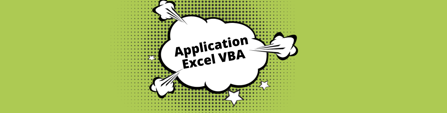 developpement application excel vba