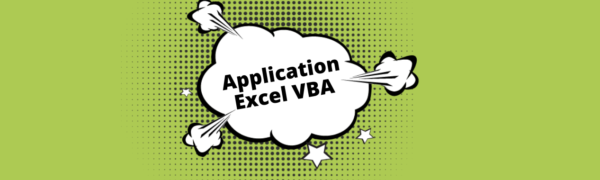 developpement application excel vba